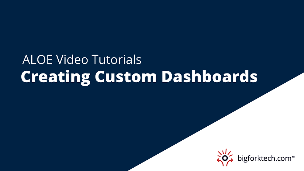 Creating Custom Dashboards Image