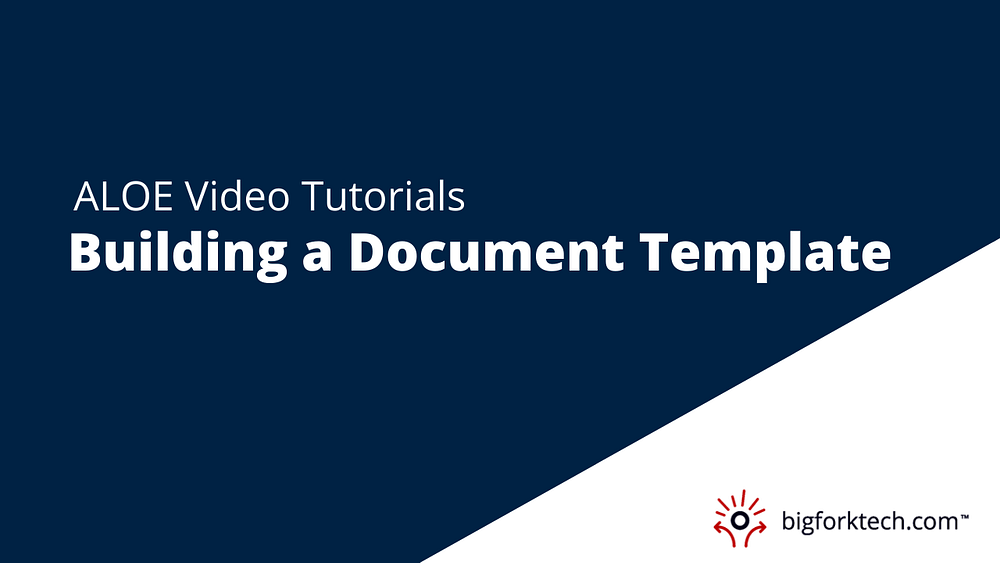Building a Document Template Image